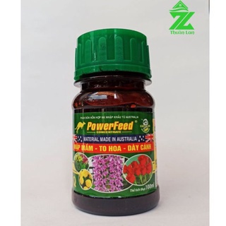 Phân cá không hôi powerfeed hữu cơ úc mập mầm - to hoa - dày cánh lọ 100ml