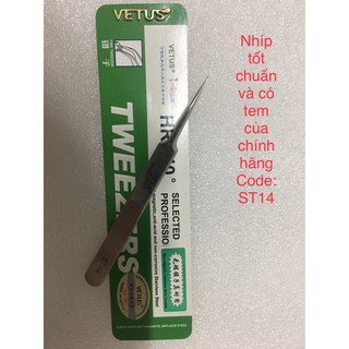 Nhíp tốt có tem chuẩn của nhà SX, dùng để gắp mụn, lông mi, đặc biệt dùng để lượm lông yến rất chuẩn