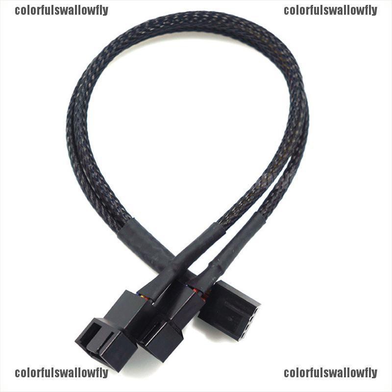 Dây Cáp Nối Dài Quạt Máy Tính 2 Chiều PWM 4Pin / 3Pin Bằng Đồng Nhiều Màu