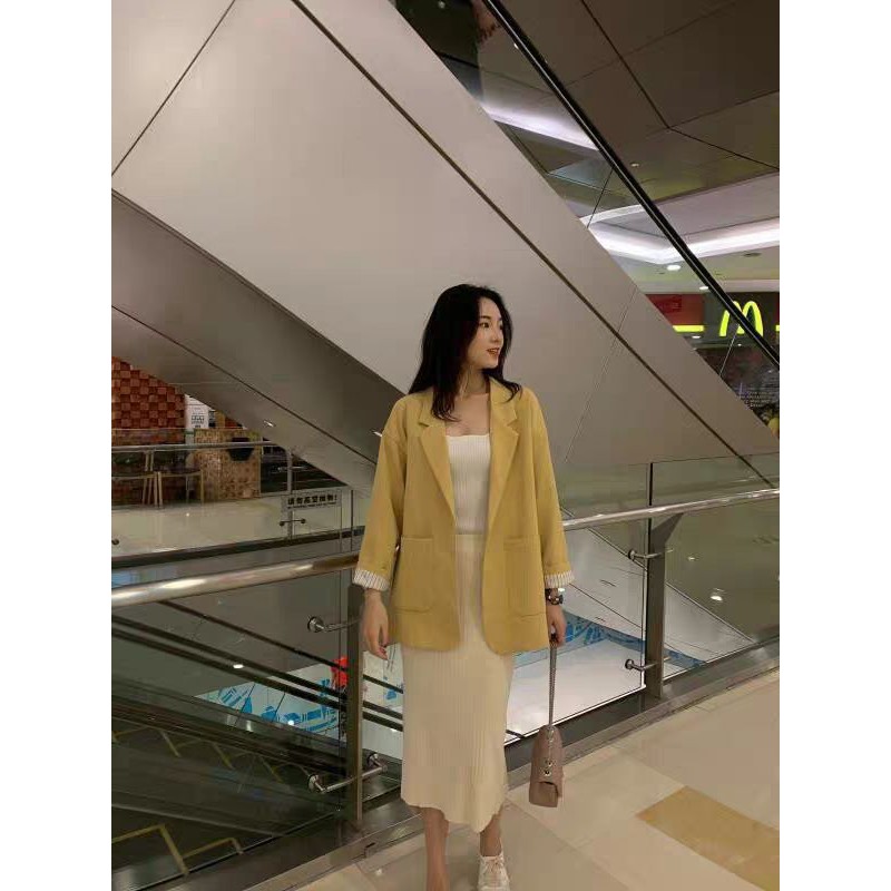 Ảnh thật 5 hình cuối-HC013.Áo blazer mùa thu Hàn Quốc | BigBuy360 - bigbuy360.vn