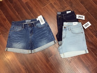 Short jean gập gấu