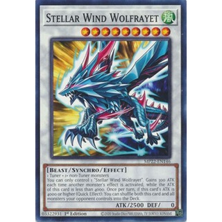 Thẻ bài yugioh stellar wind wolfrayet - mp22-en146 - common 1st edition