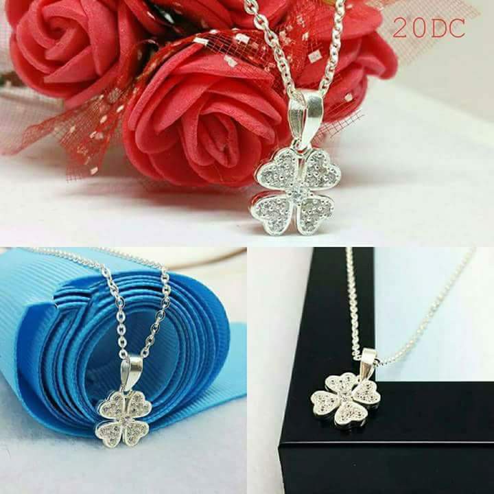 Dây chuyền cỏ 4 lá bạc ta