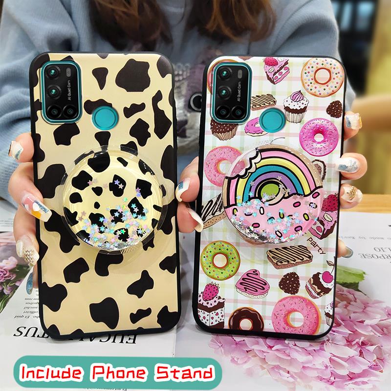 GLISTEN Ốp Lưng Silicon Chống Bụi In Hình Hoạt Hình Cho Vsmart Joy4