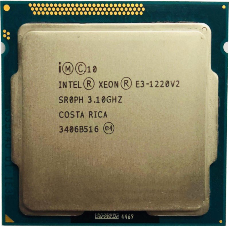 INTEL Xeon E3-1220 v2 E3 1220v2 E3 1220 v2 3.1 GHz CPU Processor 8M 69W LGA 1155