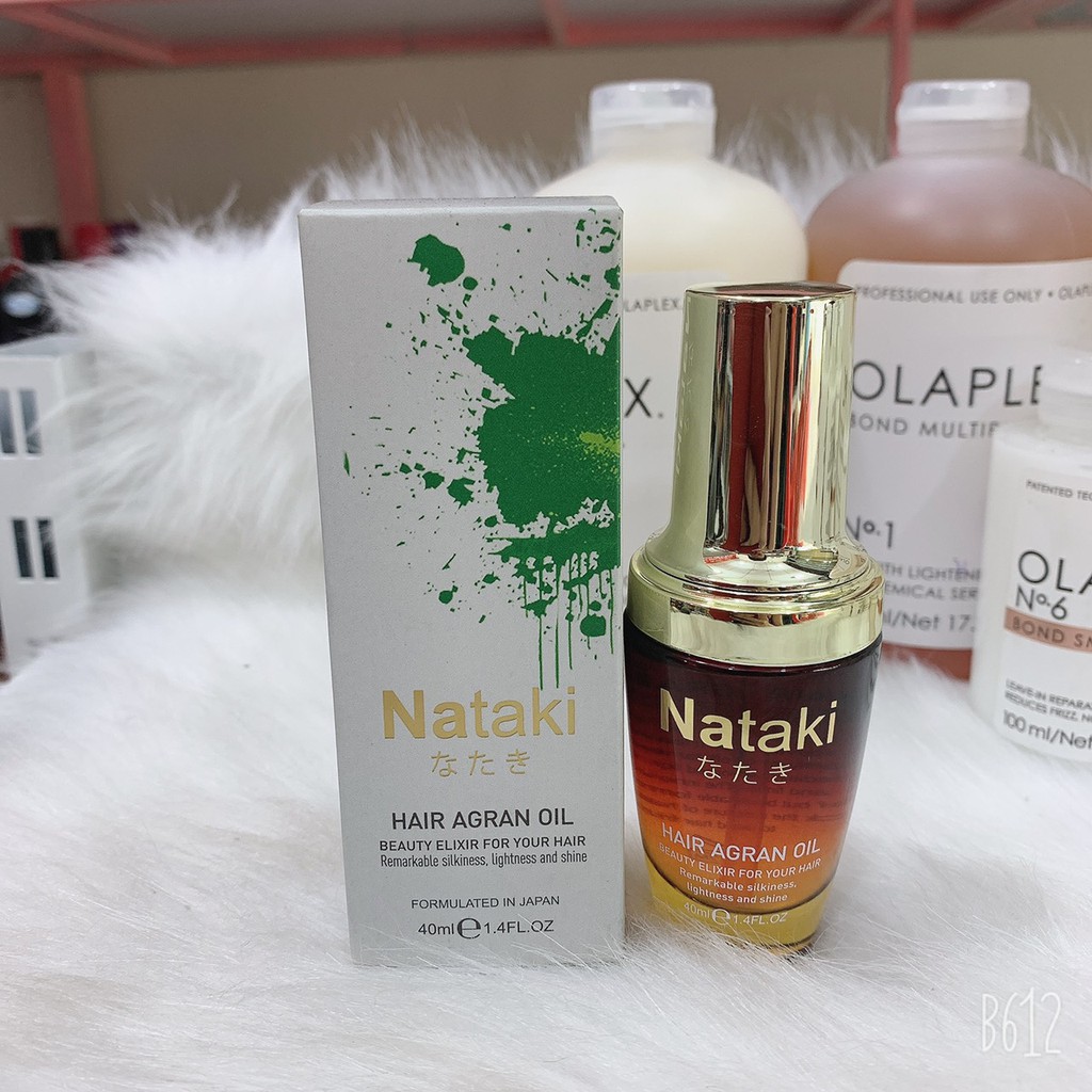 Tinh dầu dưỡng tóc uốn vào nếp Nataki Collagen 60ml