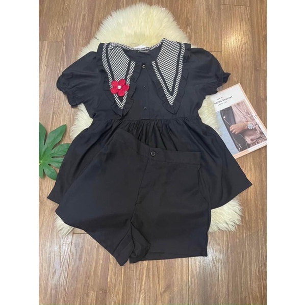 BIGSIZE Sét babydoll vạt hoa 50-90kg