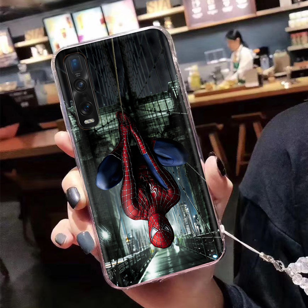 Ốp Điện Thoại Trong Suốt Họa Tiết Spiderman Cho Motorola Moto E6 E4 E5 Play E7 Plus E6S 2020 At120