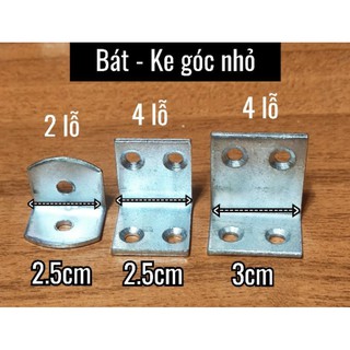 Ke góc, Bát giá đỡ nhỏ LOẠI DÀY 2 cm, 2.5 cm, 3 cm
