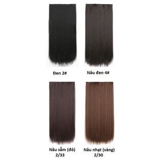 TÓC GIẢ KẸP THẲNG 5 PHÍM (50 CM)