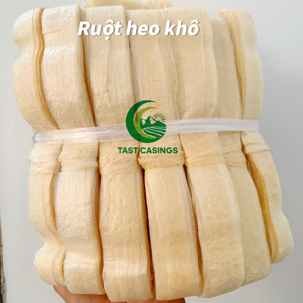 12m Ruột heo khô tự nhiên làm xúc xích, lạp xưởng - Tast Casings