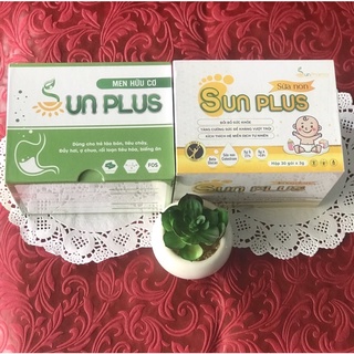 Combo Men hữu cơ và Sữa non Sunplus