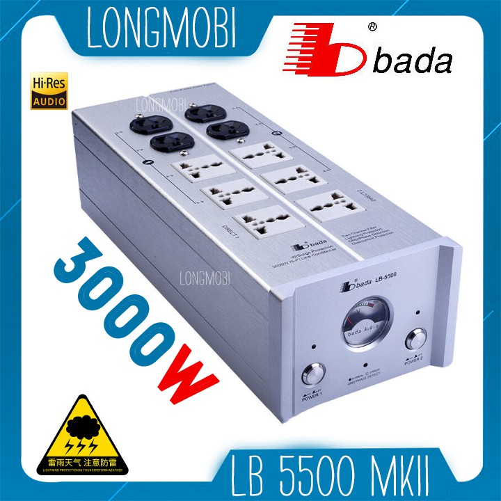 Bada 5500 MKII Bộ Lọc Nguồn Điện Audio Chất Lượng Cao Model 2021