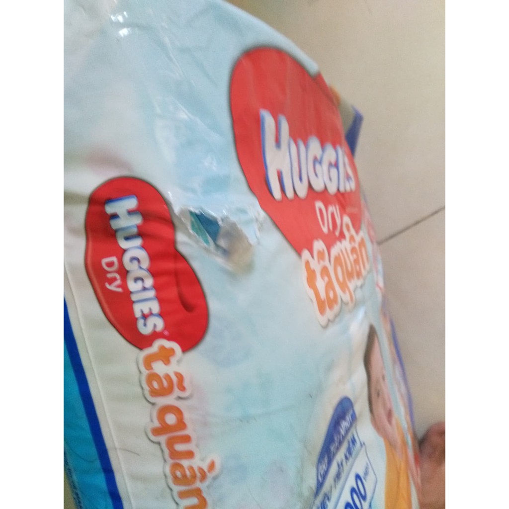 Thanh lý Tã Dán/Quần Huggies M74/L68/Xl62/Xxl56 bao bì rách
