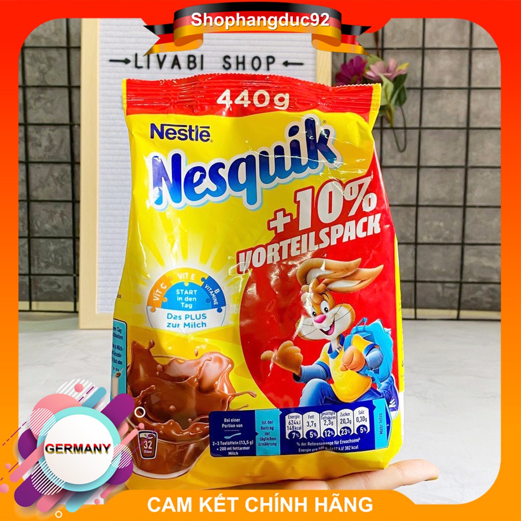 cacao nesquik đức 400g