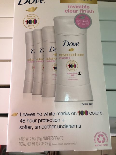 {Cam Kết Chính Hãng} Lăn Khử Mùi Dạng Sáp DOVE ADVANCED CARE INVISIBLE Của Mỹ 74g | BigBuy360 - bigbuy360.vn