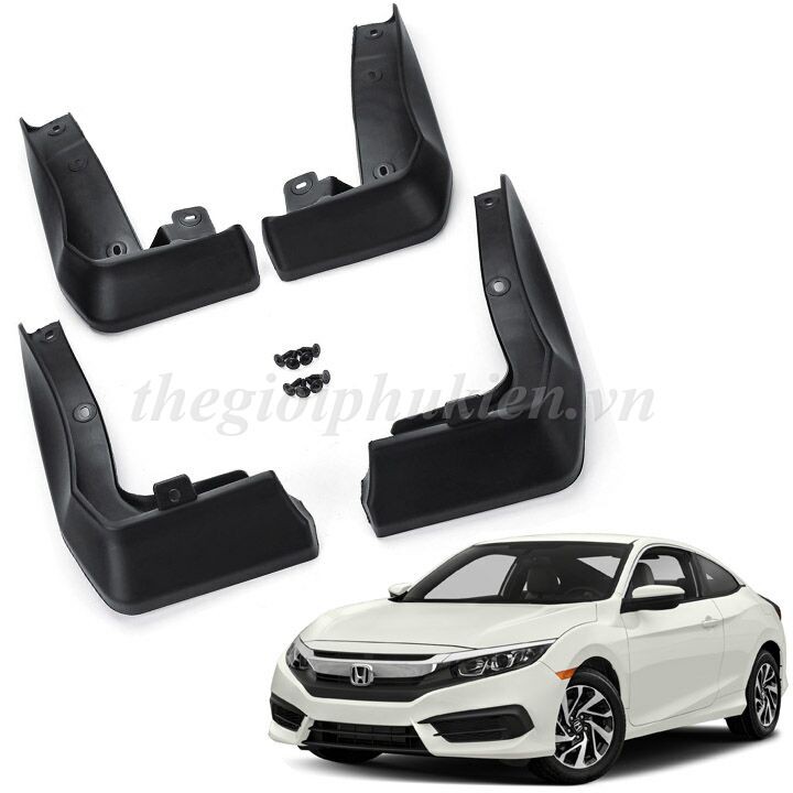 Bộ 4 chắn bùn theo xe Honda Civic 2016-2021 ( Hàng cao cấp )