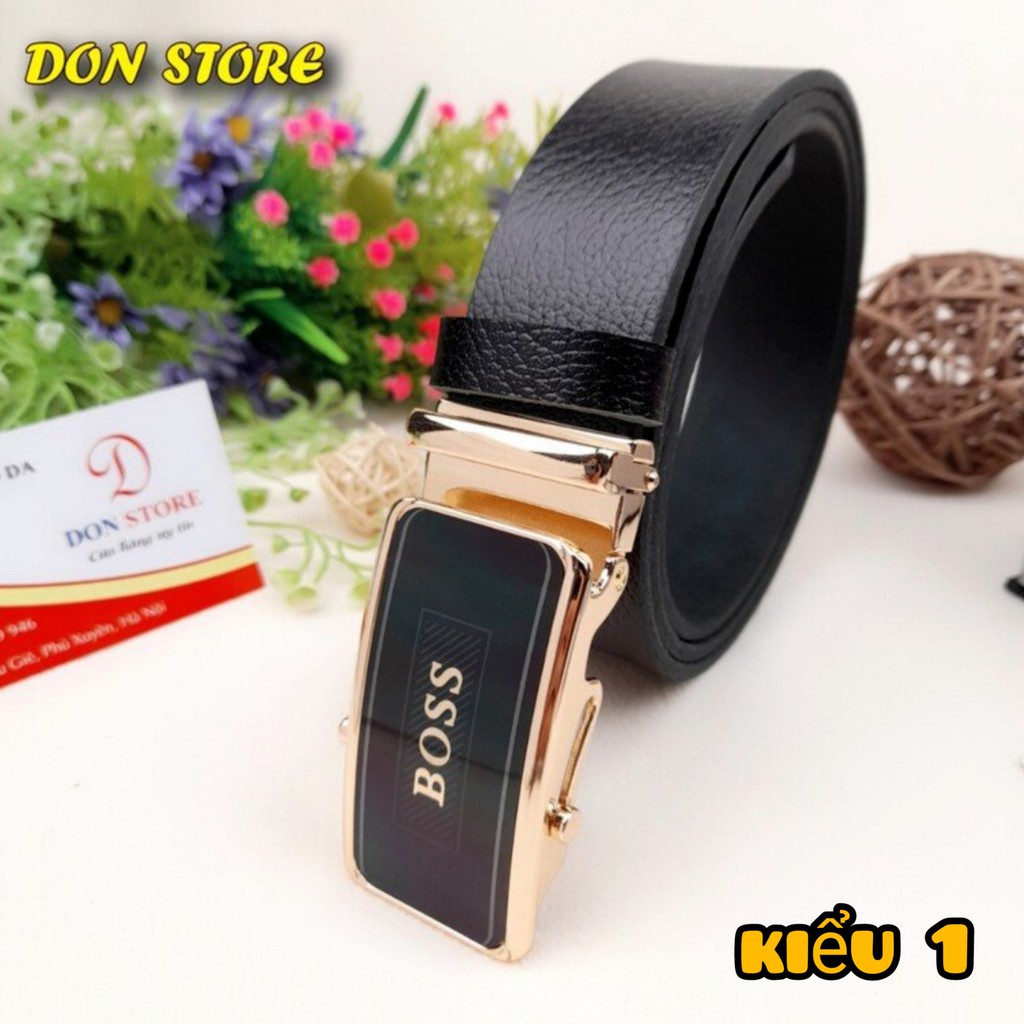 Dây Lưng, Dây Nịt Nam Da Thật 100% Đầu Khóa Hợp Kim Thép Không Rỉ Cao Cấp Gia Công Tại Việt Nam ( BH 12 Tháng)