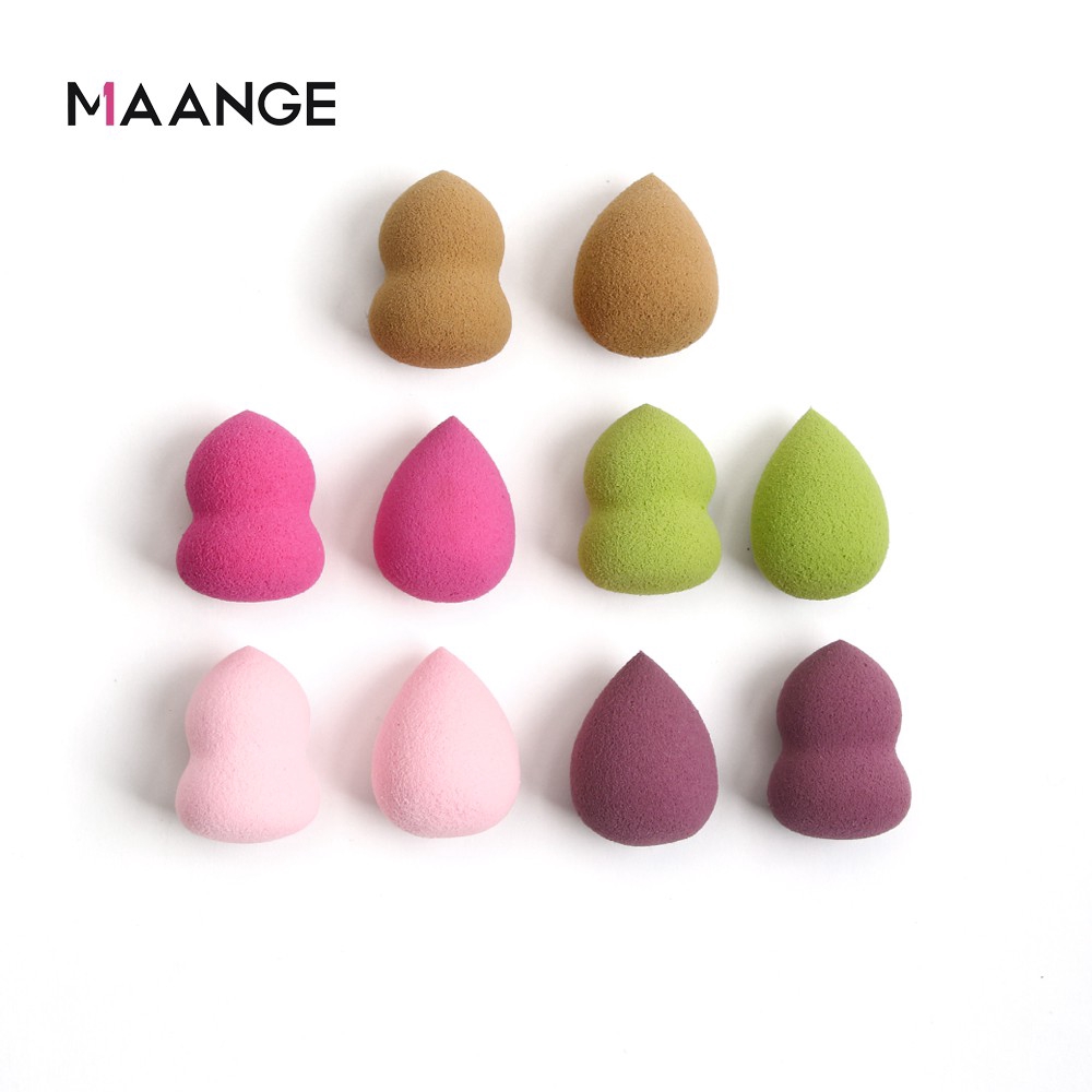 Set 10 bông phấn MAANGE trang điểm chuyên dụng chất lượng cao