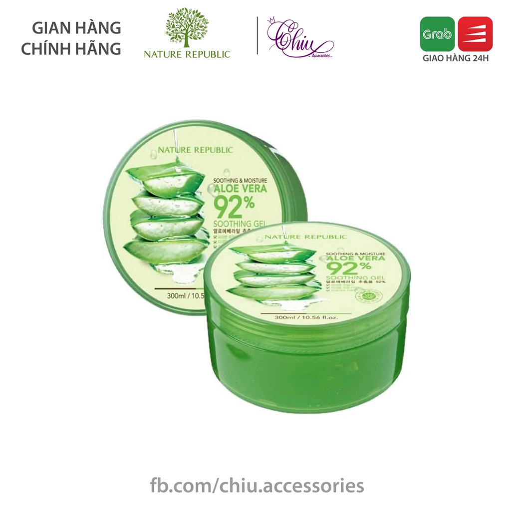 Gel Lô Hội Nature Republic Soothing &amp; Moisture Aloe Vera 92%