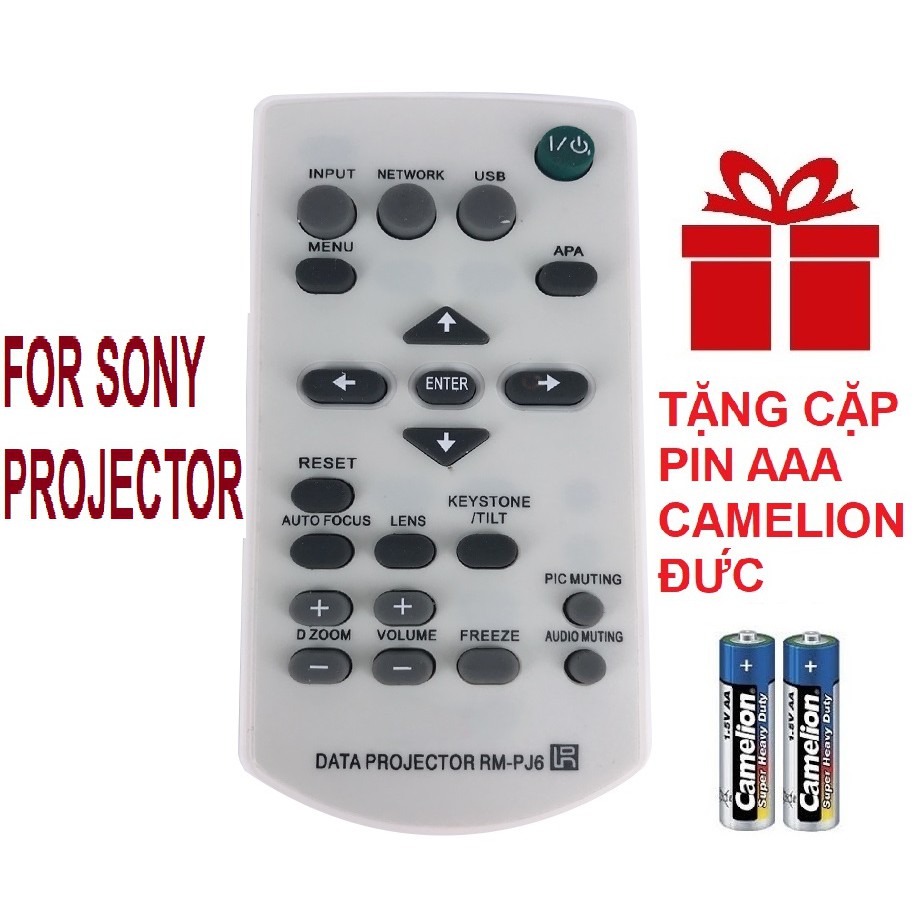 Remote máy chiếu SONY mẫu 1 - Điều khiển máy chiếu SONY mẫu 1 - PROJECTOR (Hàng hãng - tặng pin)