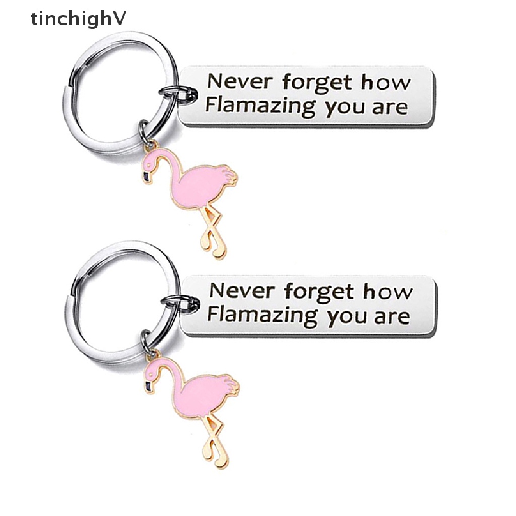 [TinchighV] Móc Khóa Hình Chim Hồng Hạc Động Lực Không Bao Giờ Quên Làm Bằng Cách Flamazing You are Round