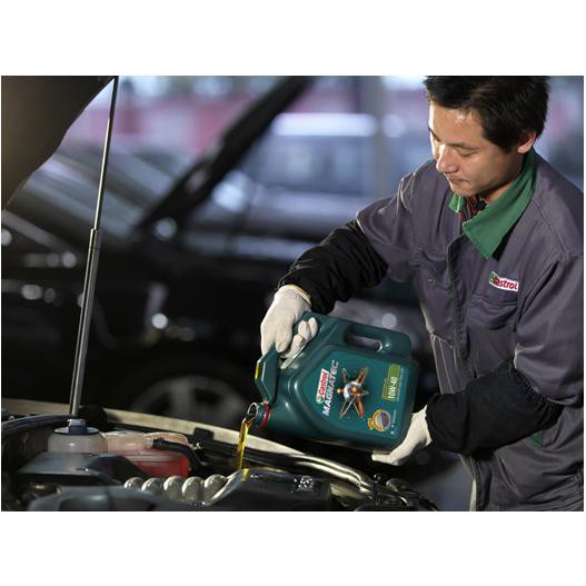 { CAO CẤP } Dầu nhớt tổng hợp cao cấp dành cho xe ô tô Castrol Magnatec công nghệ Dualock 10W40 loại 4 lít chính hãng.