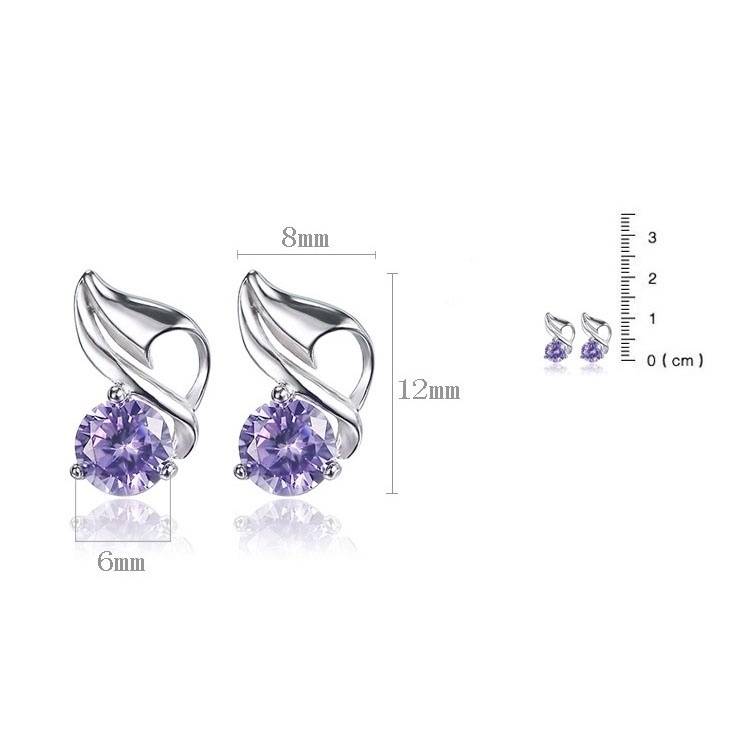 Khuyên Tai Bạc 925 Hình Vỏ Sò Đơn Giản Cổ Điển Thời Trang Cho Nữ-S1