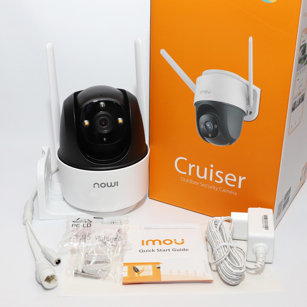 Camera Wifi Xoay 360 IMOU Ngoài trời S22FP Cruiser 2Mb 1080P, Màu Đêm, Theo dõi chuyển động như A22EP - Chính Hãng BH24T