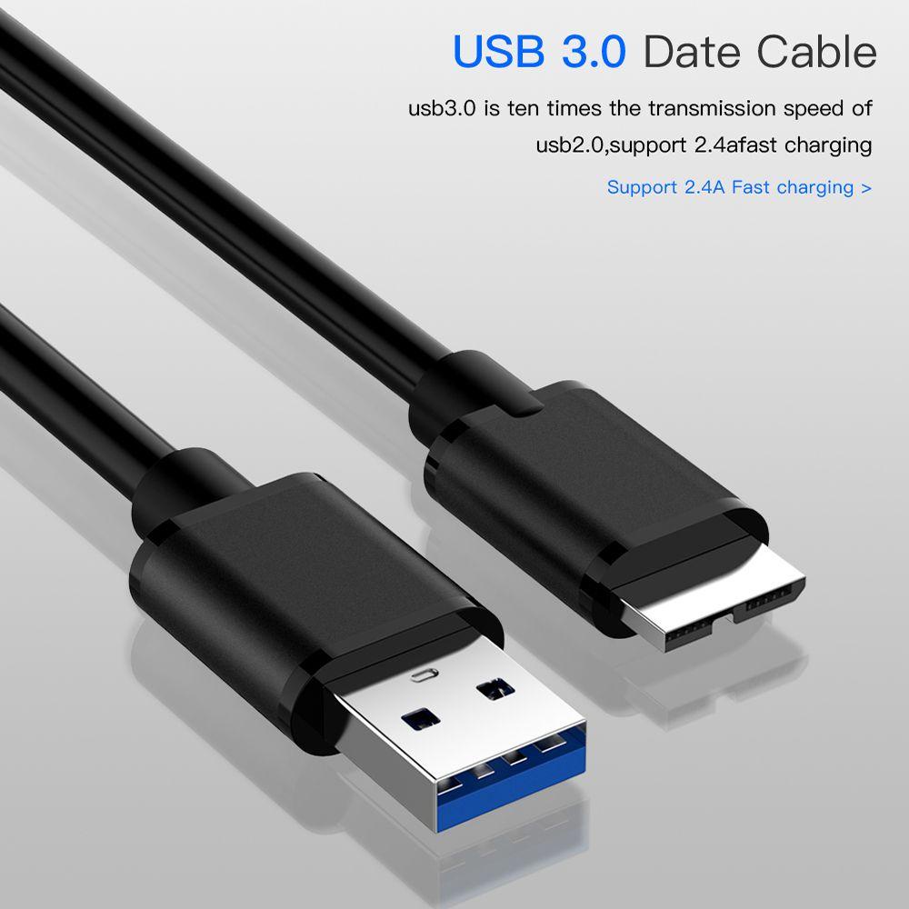 Dây Cáp Sạc Ổ Cứng Đầu USB 3.0 Và Micro B Tốc Độ Cao Cho Samsung Note 3 S5