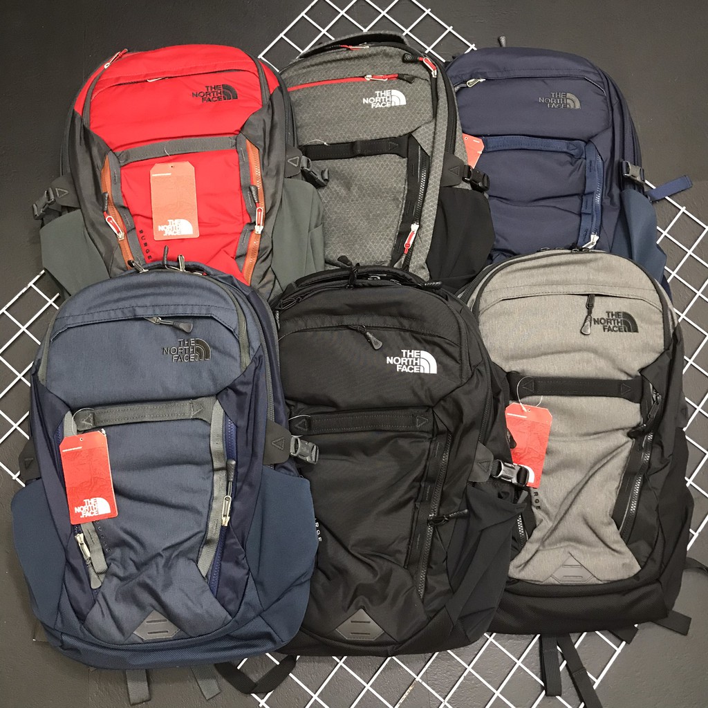 [CHUẨN AUTH ] Balo TNF Surge 2018 Cosmic Blue Asphalt Grey