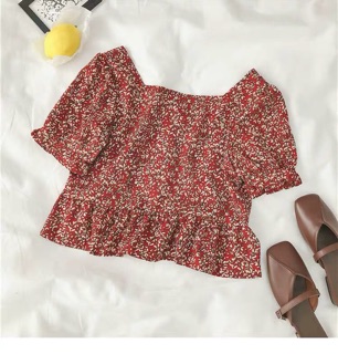 Áo croptop hoa nhí