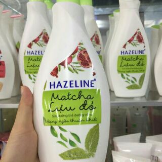 SỮA DƯỠNG THỂ HAZELINE MATCHA LỰU ĐỎ