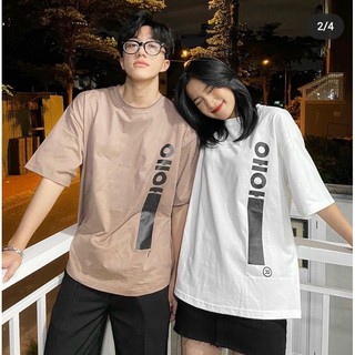 Áo thun nữ ohoh mã vạch oversize unisex m,l DƯ TÚ LỆ