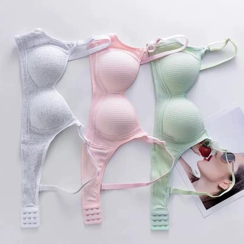 💗 Áo Lót Nữ Cotton Wannale Cao Cấp Không Gọng Mỏng Nâng Ngực Dành Cho Nữ Sinh 138 💗