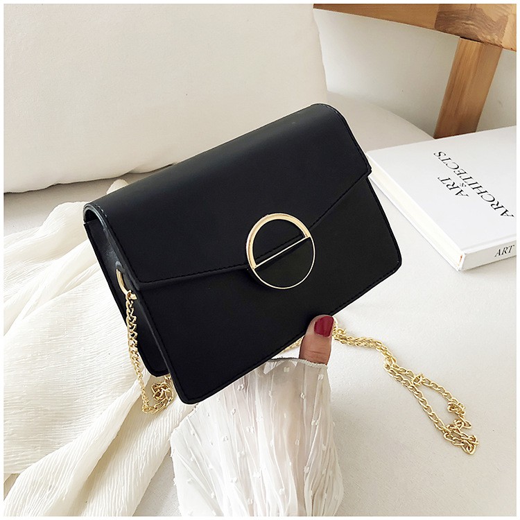 TÚI ĐEO CHÉO NỮ KHÓA TRÒN DÂY XÍCH TRƠN NHẴN TT 247