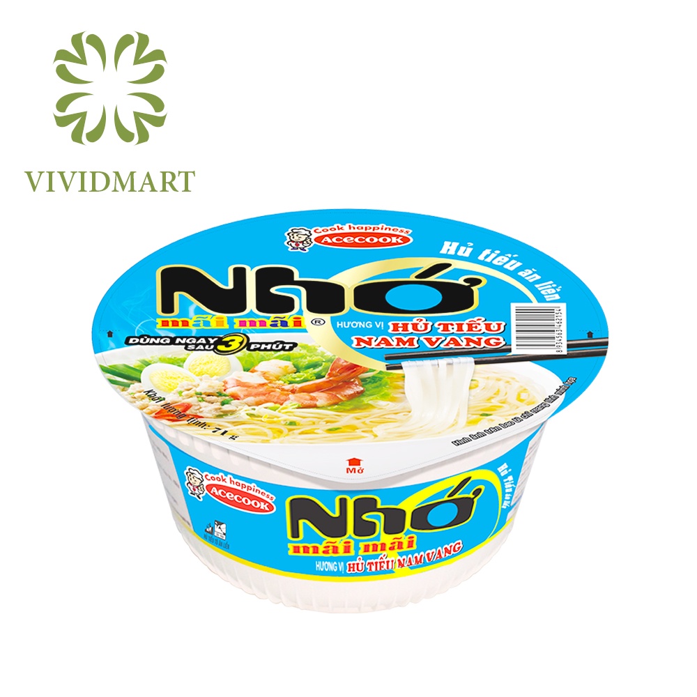 [Tô lẻ] NHỚ MÃI MÃI 5 LOẠI: HỦ TIẾU NAM VANG, PHỞ BÒ, MIẾN SƯỜN HEO, MÌ LẨU THÁI TÔM, HẢI SẢN RONG BIỂN – ACECOOK | BigBuy360 - bigbuy360.vn