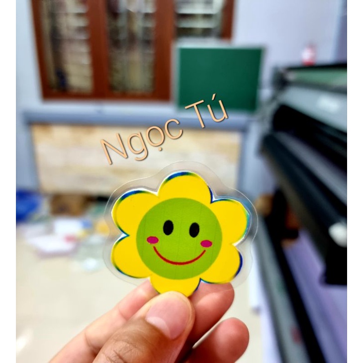 Sét 20 Hoa mặt cười  5cm