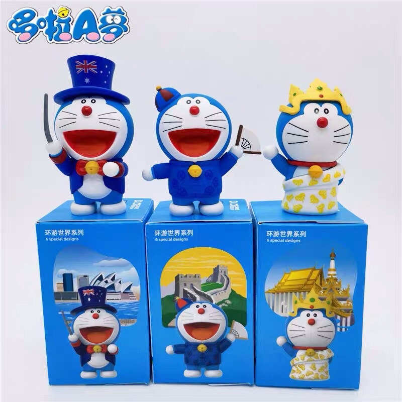 Mô  hình Doraemon đại diện các nước