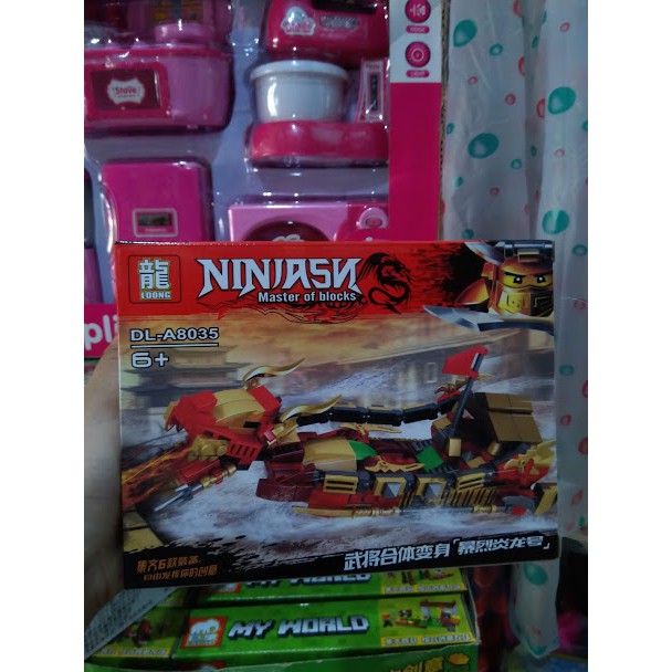 Đồ chơi lắp ráp Ninja đại chiến cổ trang