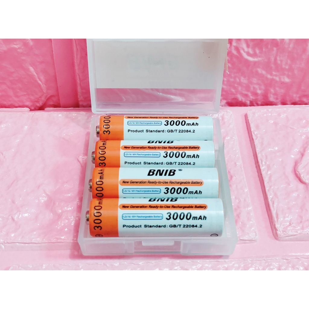 Pin sạc BNIB 3000mAh AAA, Sạc pin chính hãng BNIB 3000mAh BẢO HÀNH 1 NĂM