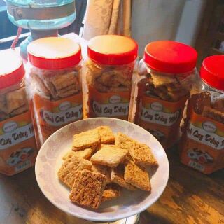 Bánh quy trứng muối siêu nhon nhon