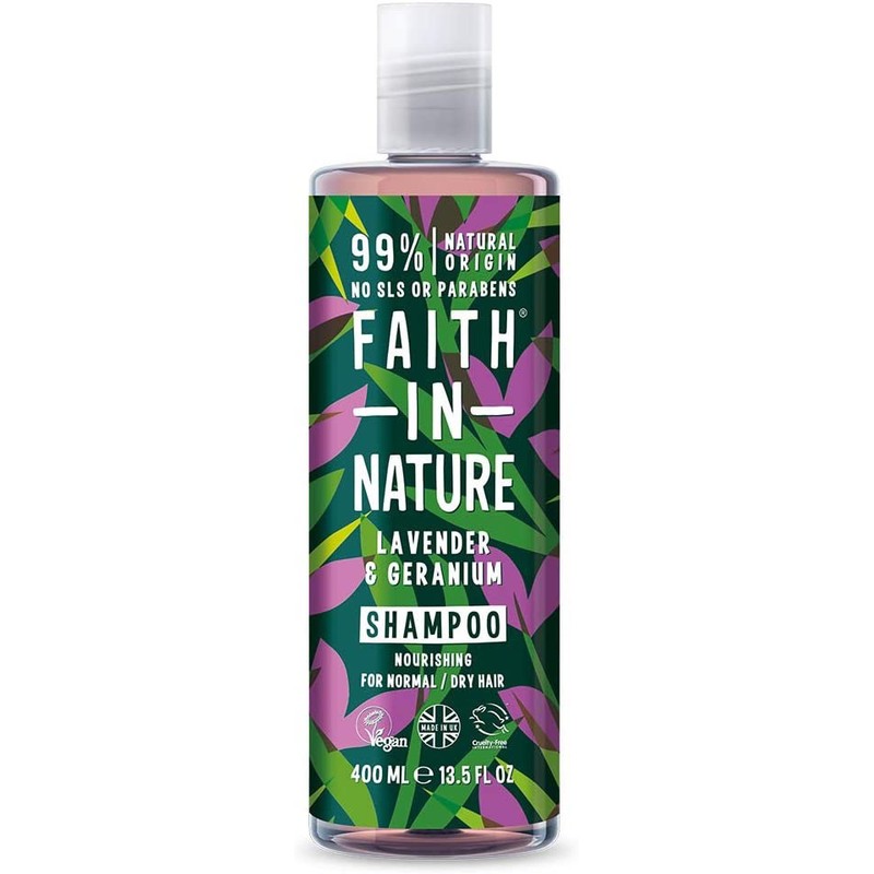 Dầu gội  Faith In Nature 400ml các loại Hương cam bưởi/Hương Dừa/ Hương Levander& Phong Lữ