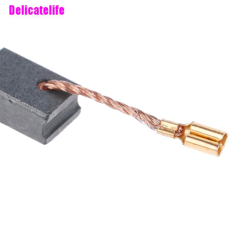 Set 10 chổi than 6*8.5*13.5mm bằng đồng chuyên dụng cho máy mài góc