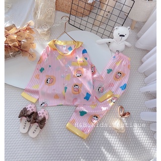 Bộ lụa gấm size đại bé gái(20-30kg)