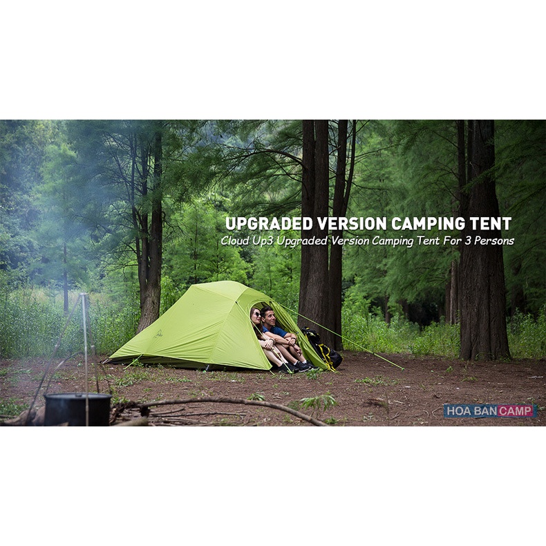 Lều 3 Người Siêu Nhẹ Cloud Up 3 NatureHike NH18T030-T