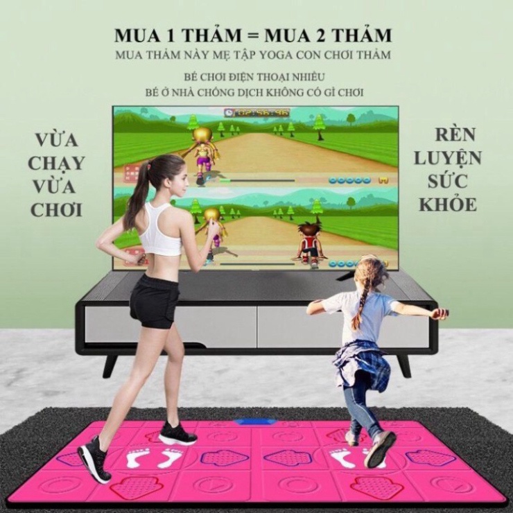 Thảm nhảy audition kết nối tivi chơi game đa năng tại nhà giảm stress béo phì MG07
