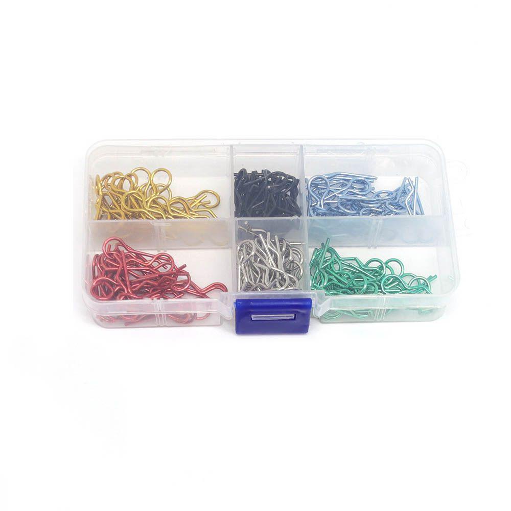 NIUYOU Set 180 Chốt Cố Định Vỏ Xe Ô Tô Điều Khiển Từ Xa Tỉ Lệ 1 / 10 1 / 12 Kèm Hộp Đựng