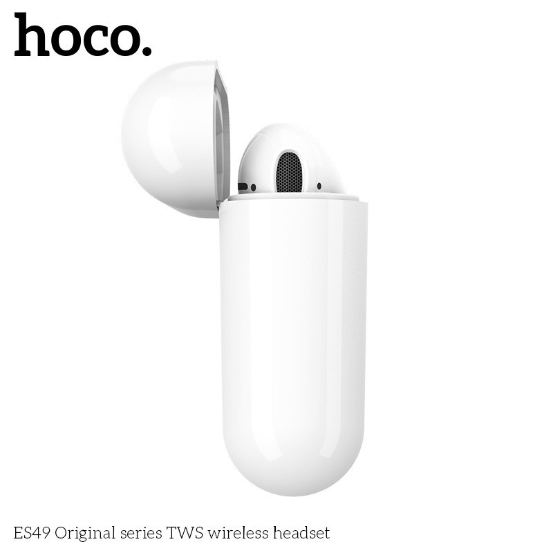 Tai nghe bluetooth TWS Hoco ME2 V5.1, Định vị, Đổi tên, pin 4H (Trắng) - Hãng phân phối