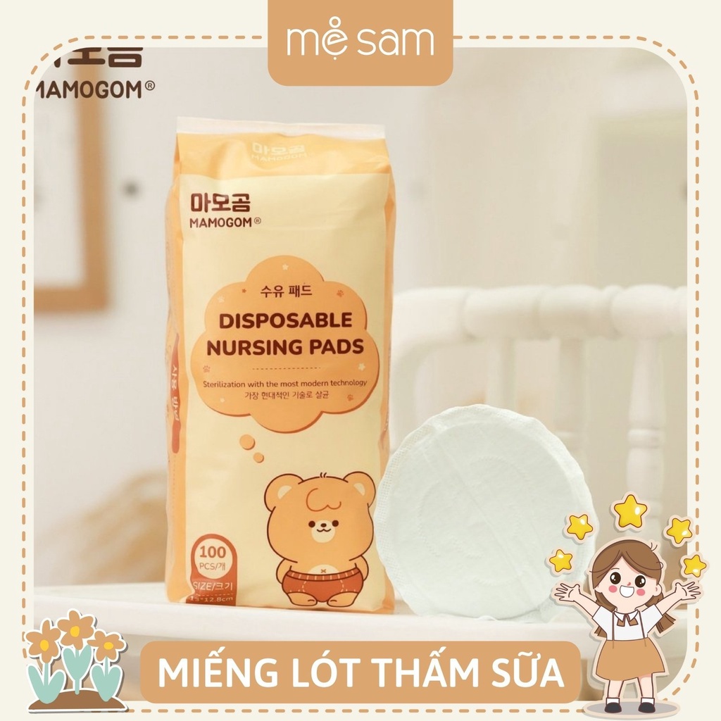 Miếng lót thấm sữa Mamogom Hàn quốc (100 miếng)